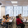 Students in a classroom